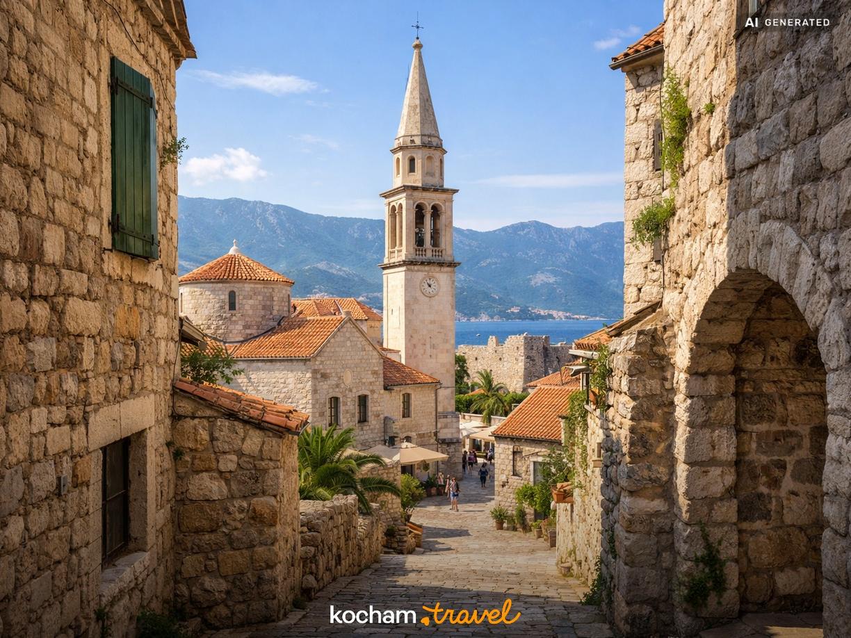Stare Miasto w Budvie – Serce Riwiery w Budva