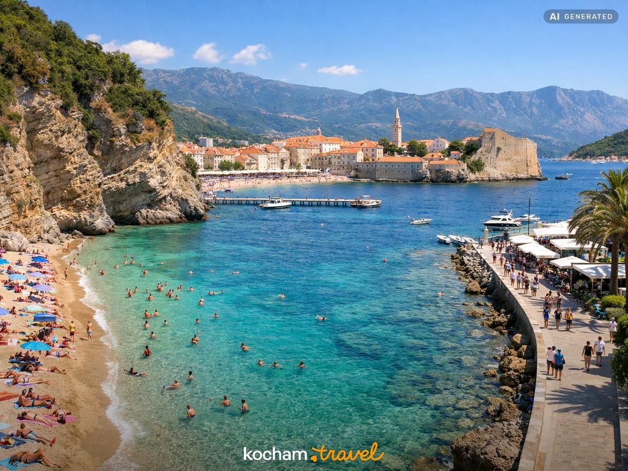 Najpiękniejsze Plaże i Promenada w Budva
