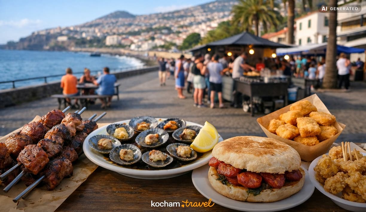 Ilustracja do tematu: Funchal: gdzie zjeść — lokalne klasyki i street food?