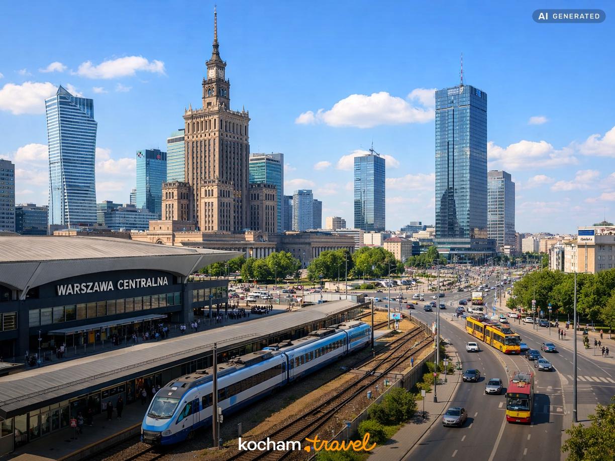 Jak dojechać do Warszawy? w Warszawa