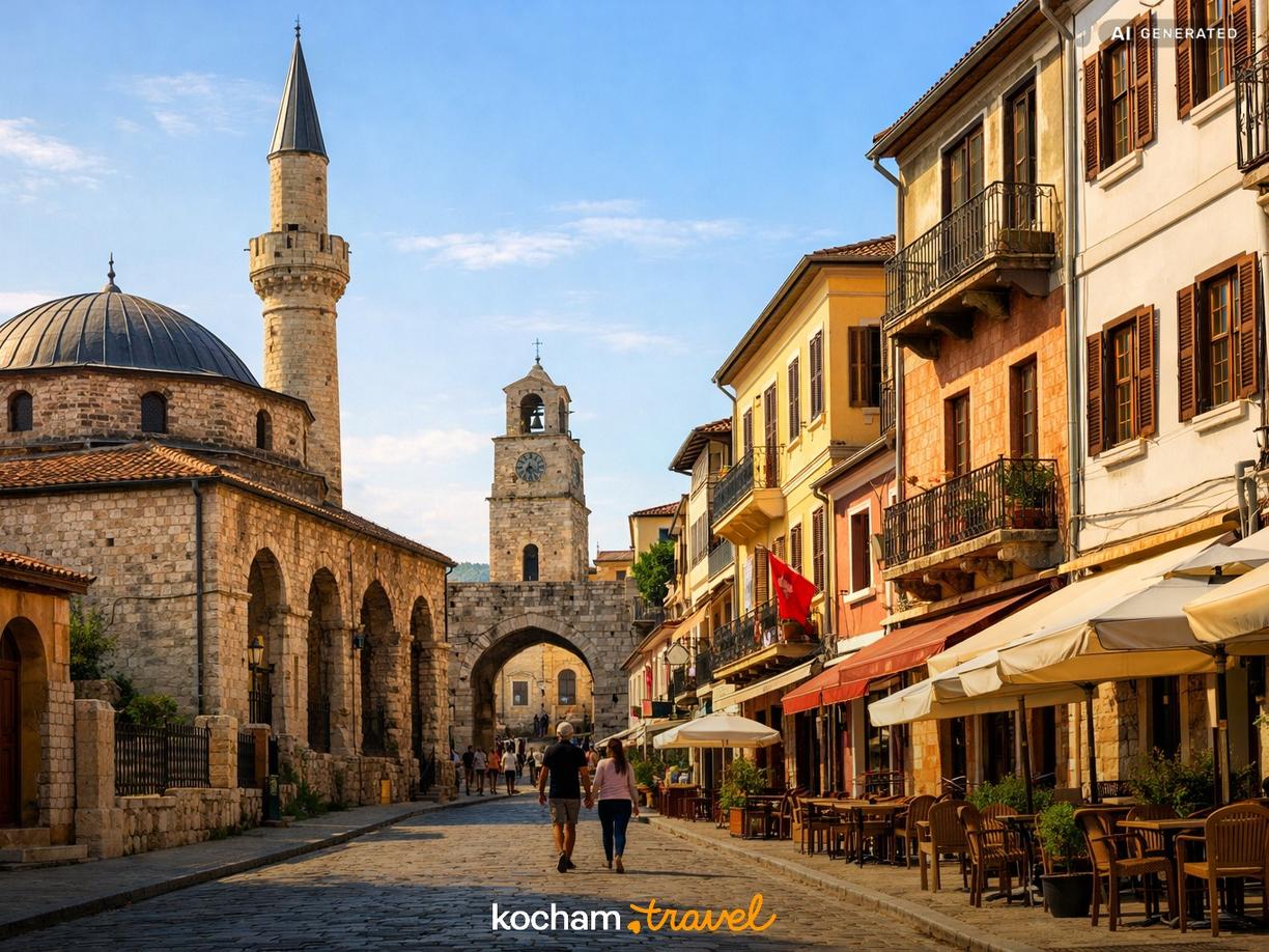 Zabytki i kultura w centrum Vlory w Vlora