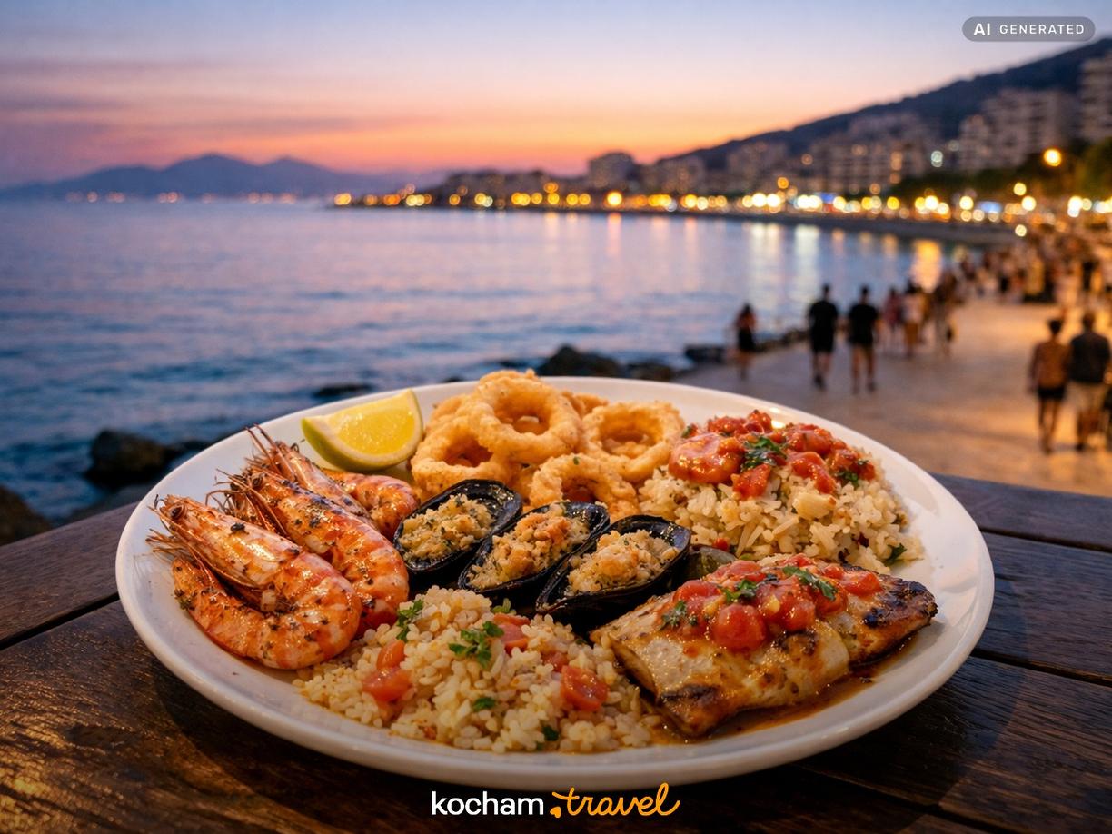 Smaki Albanii i wieczorne spacery w Vlora