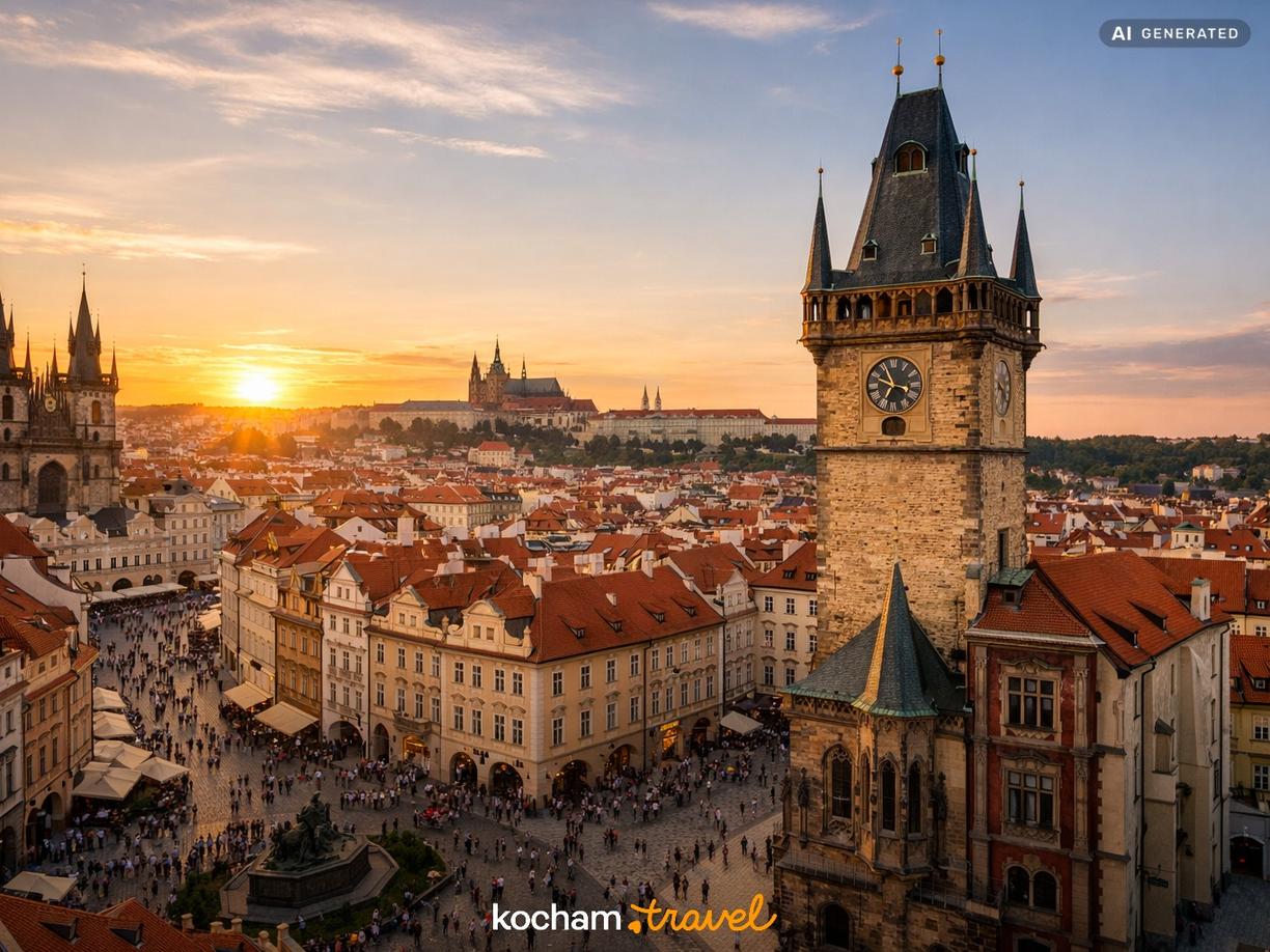 Serce Starego Miasta – Wieża Ratuszowa w Praga