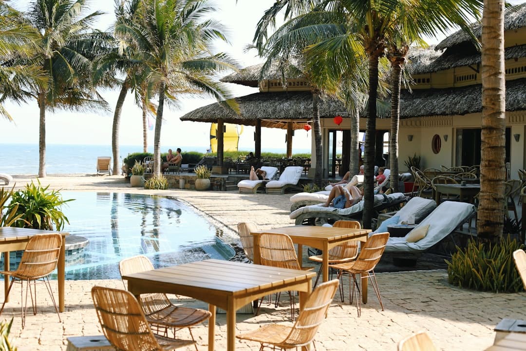 Luksusowy hotel nad brzegiem w Zanzibaru