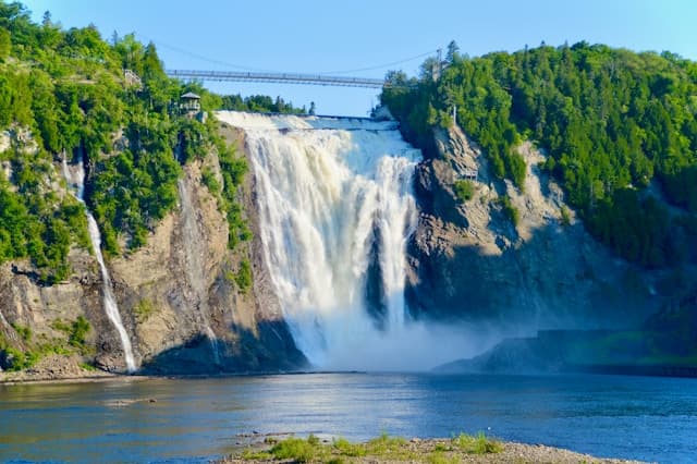 Montmorency Falls in Quebec
