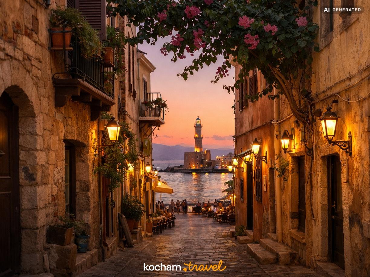 Chania – Dusza wyspy w wąskich uliczkach w Kreta