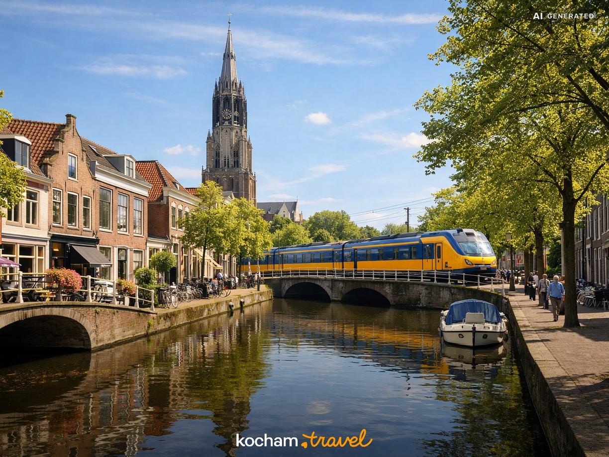 Szybkie wypady pociągiem z Rotterdamu w Rotterdam