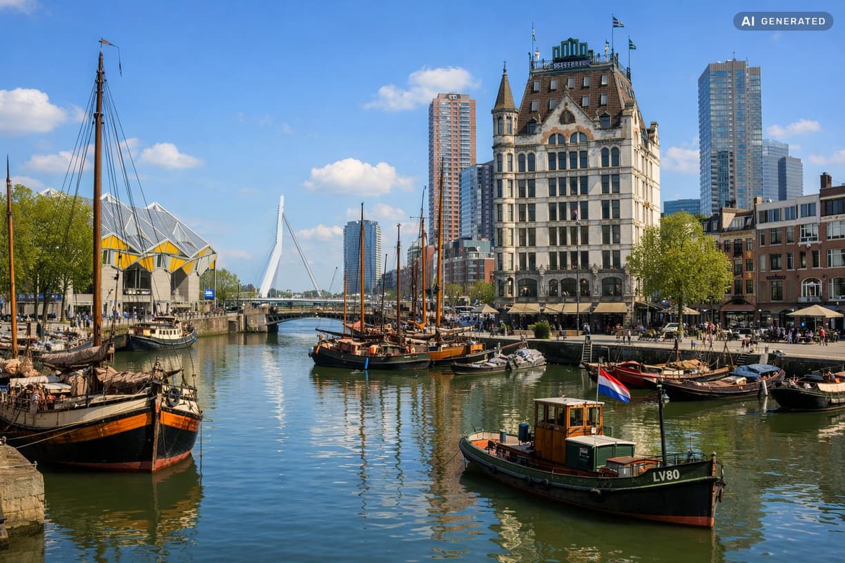 Zbuduj swój idealny plan zwiedzania w Rotterdam