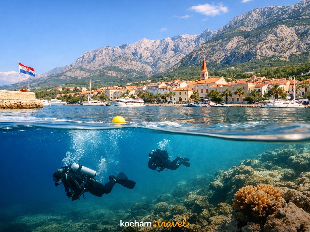 Ubezpieczenie i kwestie bezpieczeństwa pod wodą w Makarska