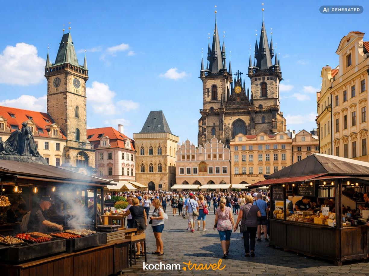 Praktyczne informacje o praskiej gastronomii w Praga