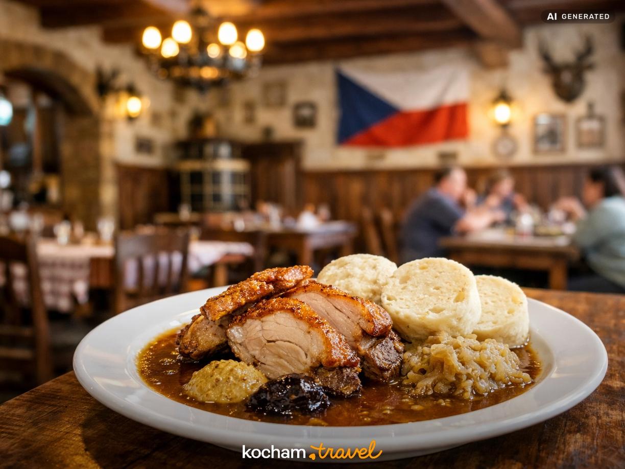 Tradycyjne restauracje i czeski klimat w Praga
