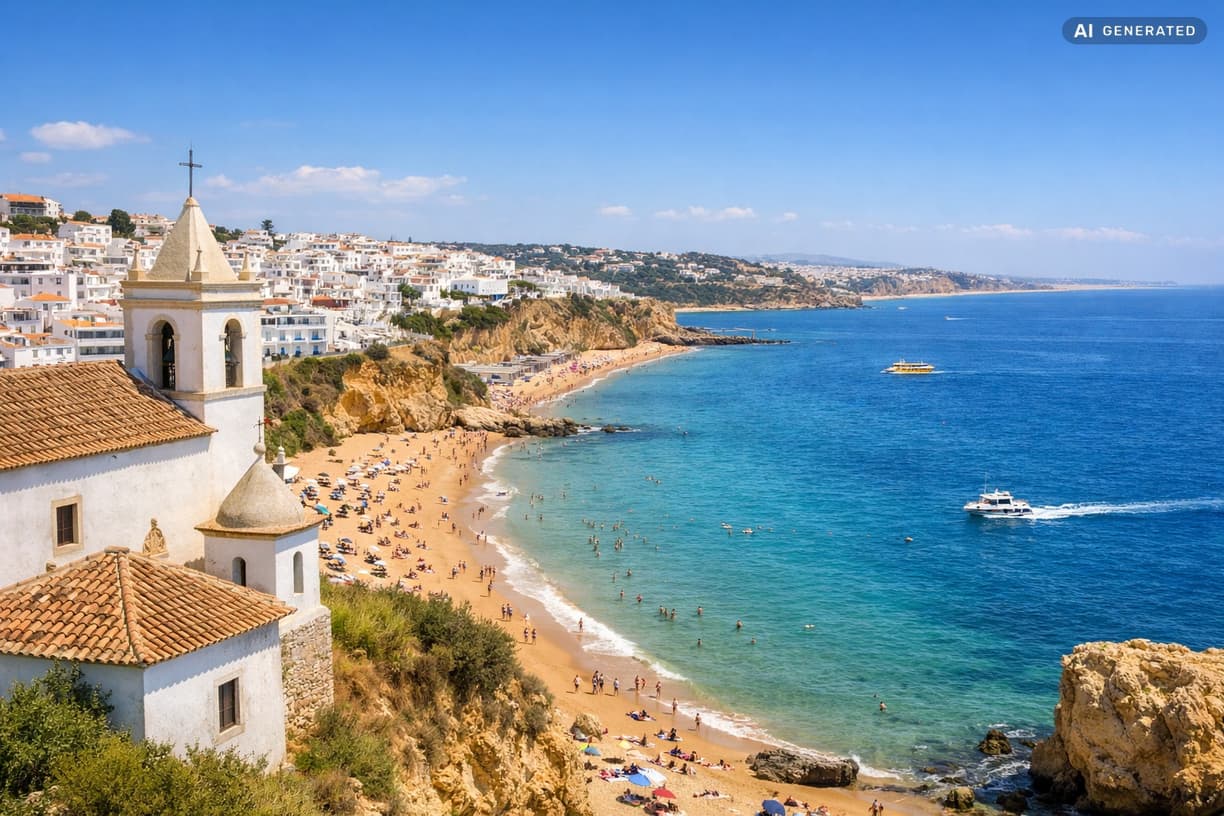 Szukasz idealnych miejsc na zdjęcia? w Albufeira