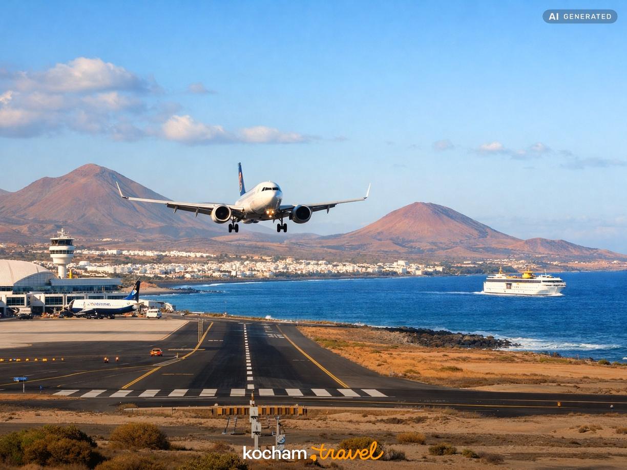 Jak dotrzeć na Lanzarote? Najlepsze opcje lotów i promów w Lanzarote