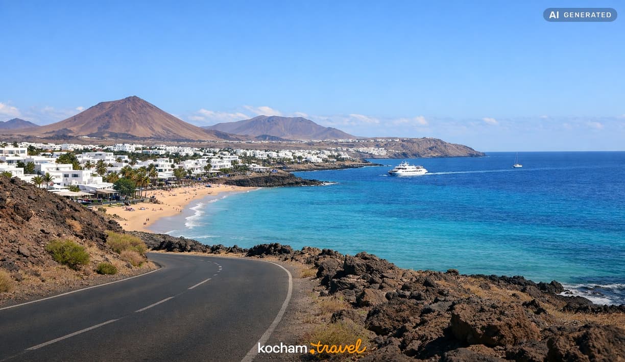 Ilustracja do tematu: Lanzarote: jak dojechać i gdzie spać — przejrzysty plan?