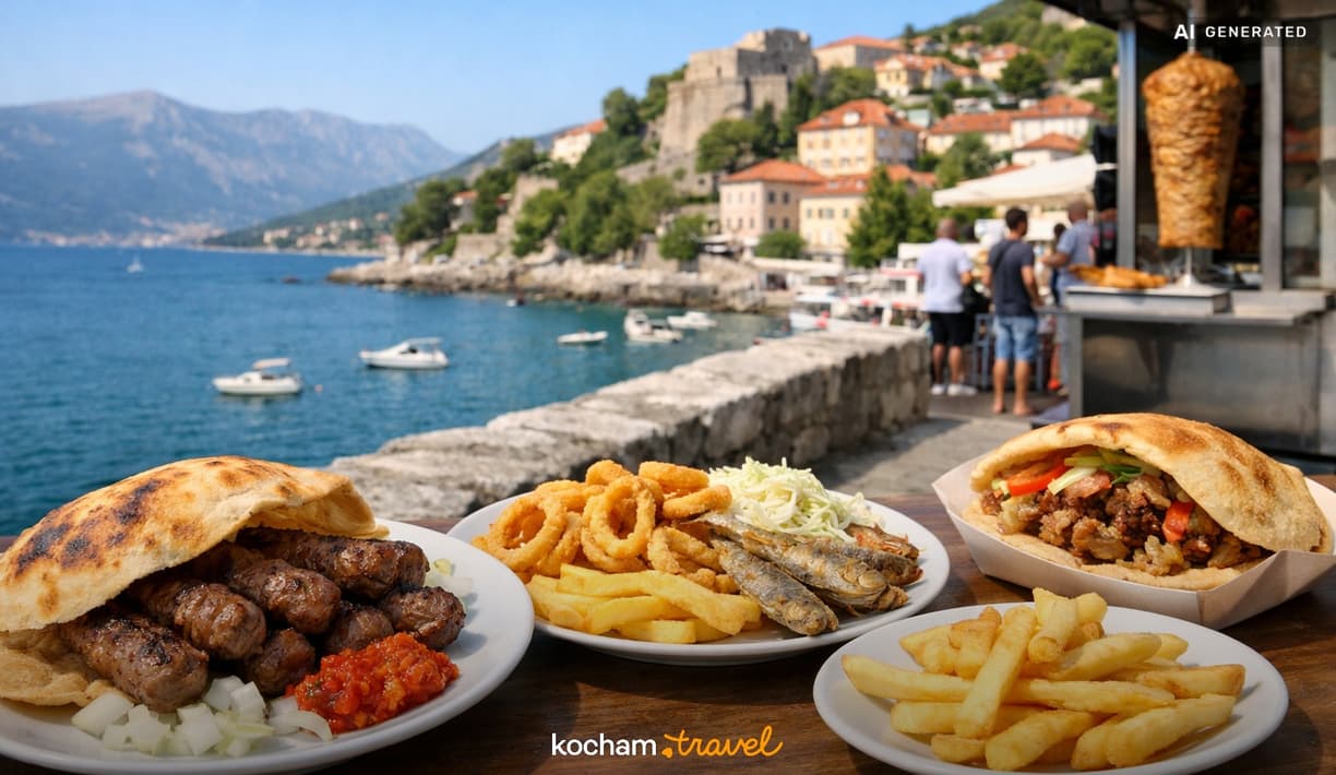 Ilustracja do tematu: Czarnogóra. Herceg Novi: gdzie zjeść — lokalne klasyki i street food?