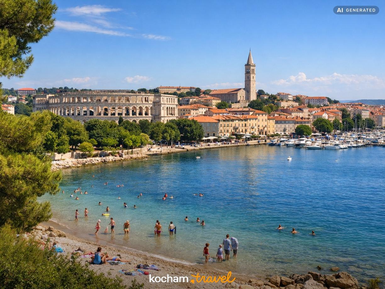 Dlaczego Pula to idealne miejsce na rodzinne wakacje? w Pula