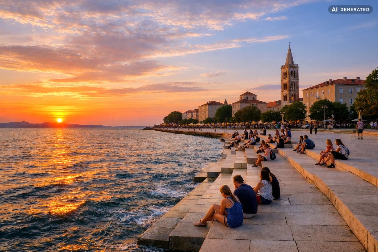 Szukasz idealnej trasy po Zadarze? w Zadar