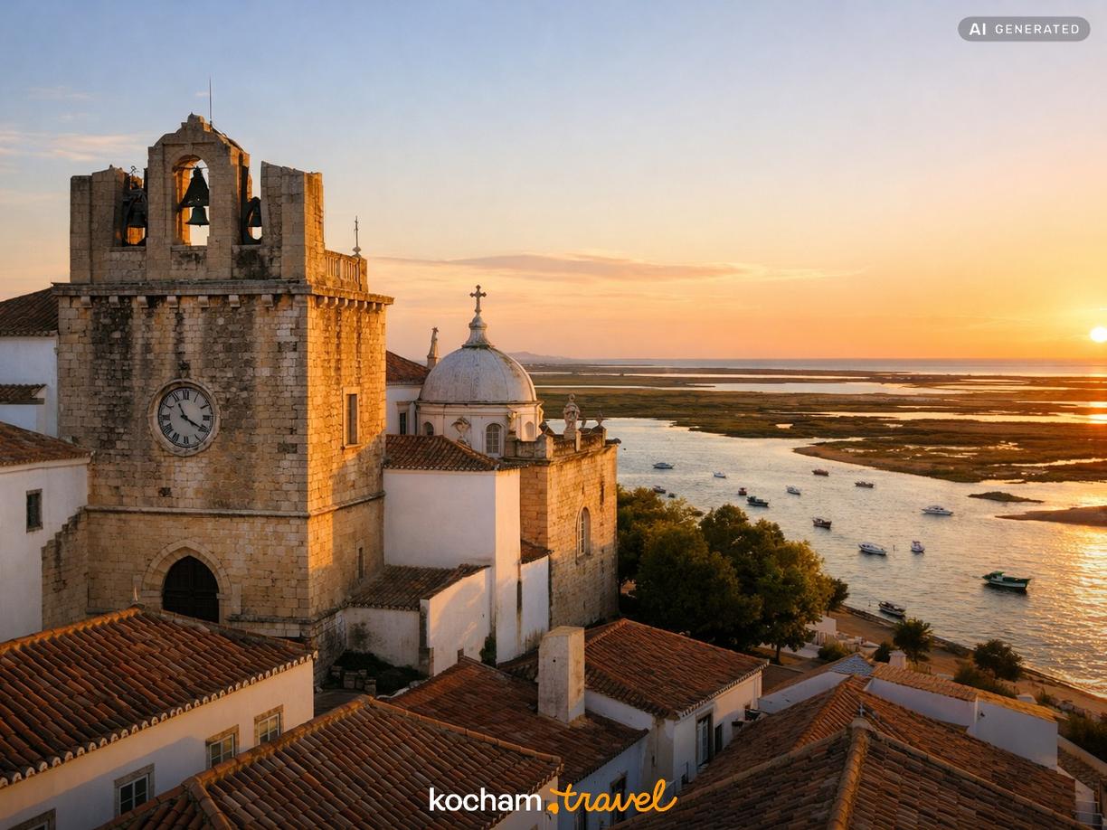 Katedra Sé i urokliwa Ria Formosa w Faro