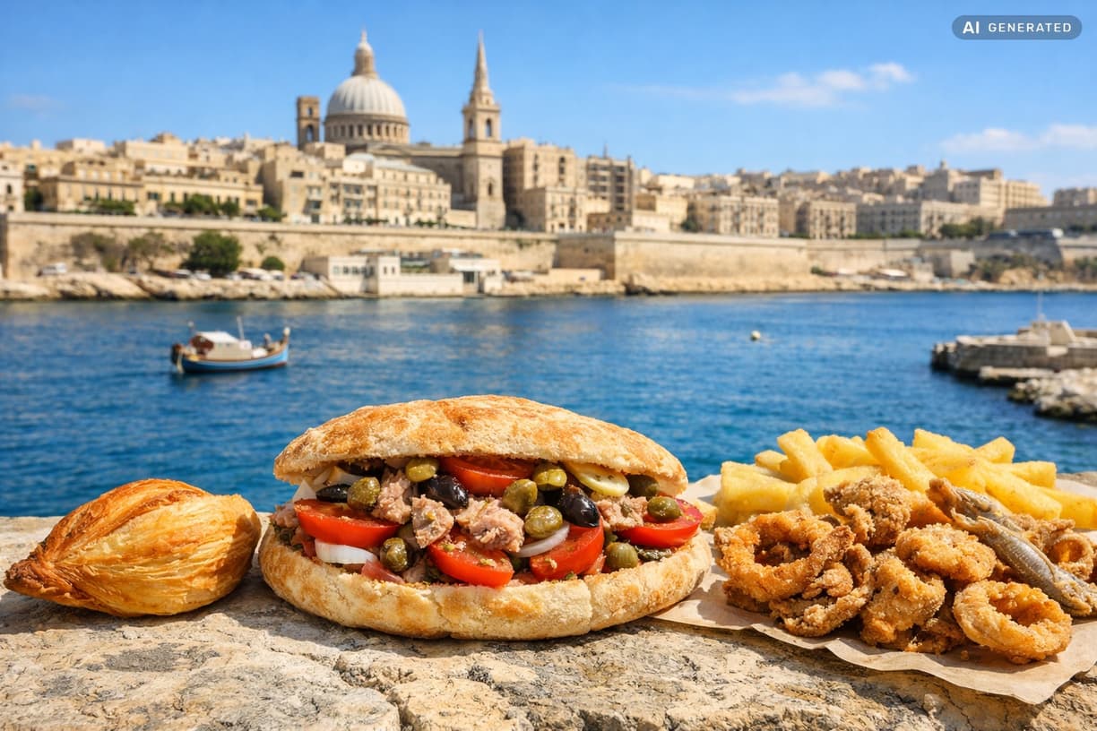 Planujesz kulinarną podróż po Malcie? w Valletta