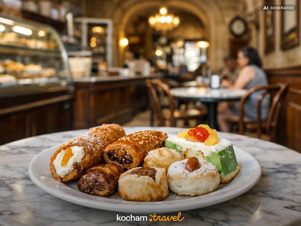 Historyczne Kawiarnie i Piekarnie w Valletta