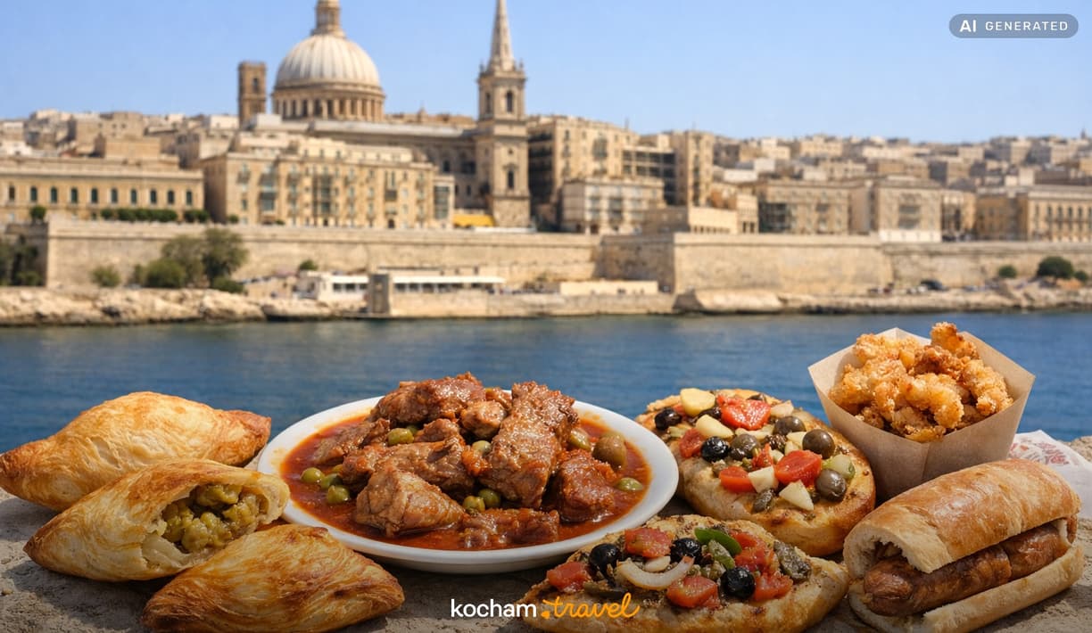 Ilustracja do tematu: Valletta: gdzie zjeść — lokalne klasyki i street food?