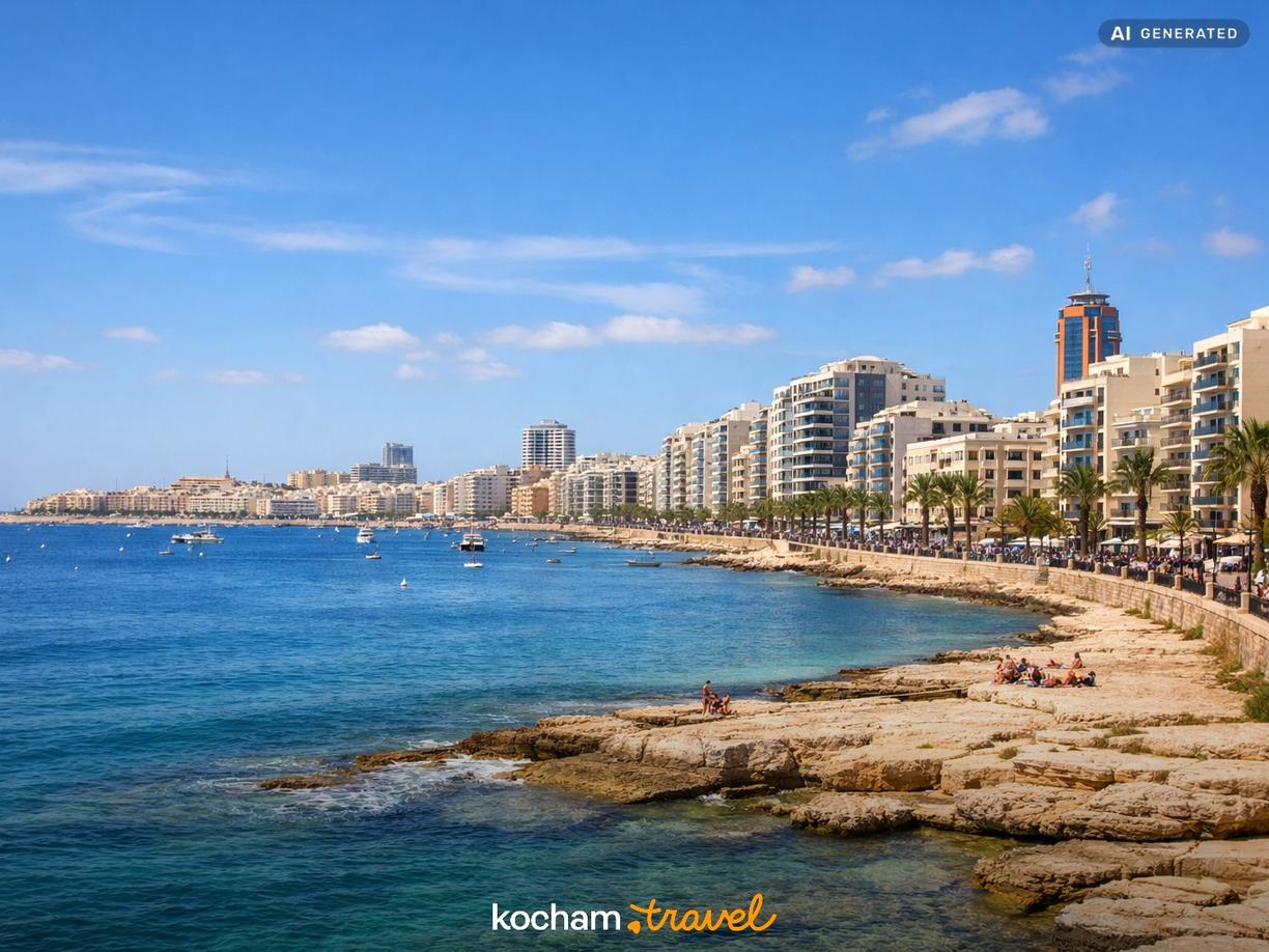 Poza Vallettą: Sliema i Gżira w Valletta
