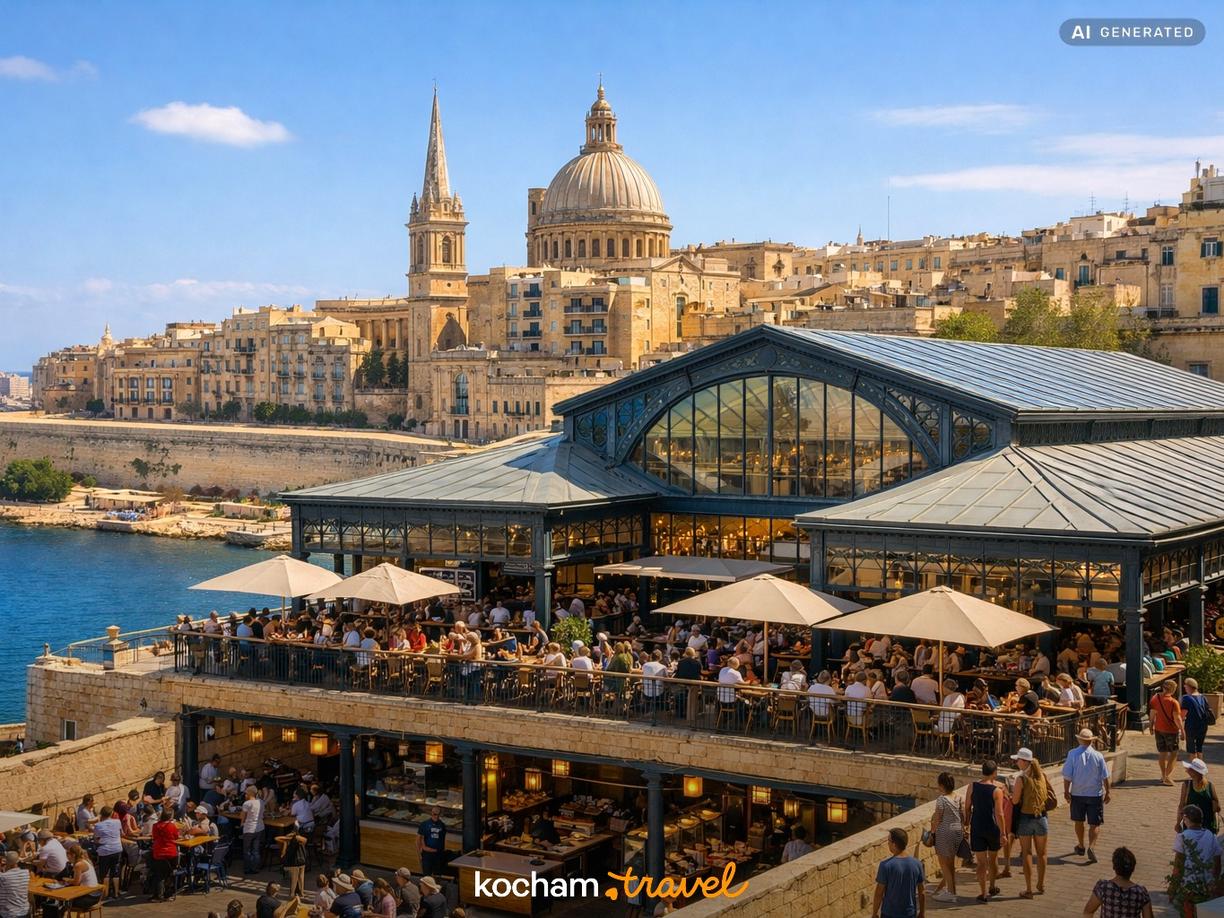 Valletta Food Market: Kulinarna Przestrzeń w Valletta