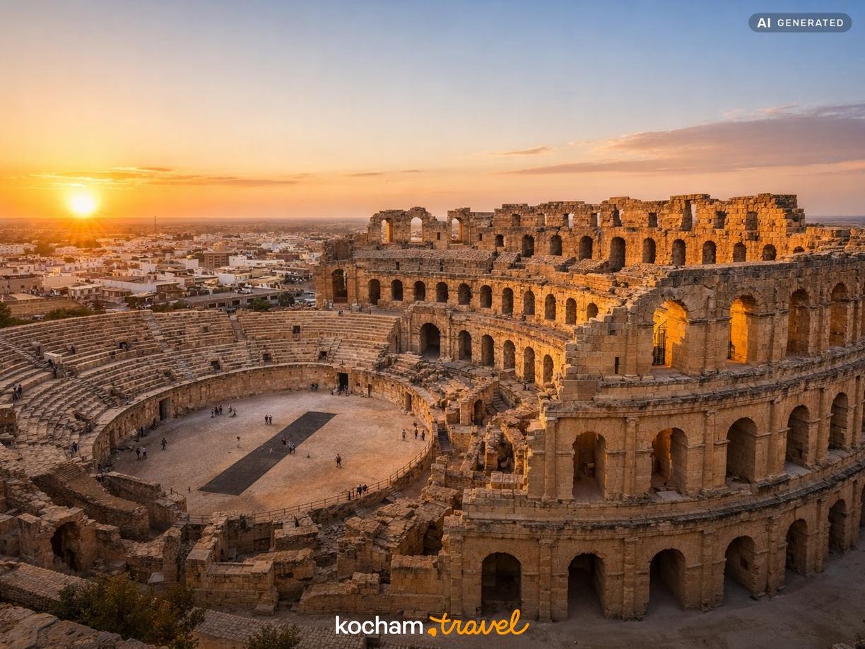 Dzień 2: Starożytny Rzym i monumentalny amfiteatr w El Jem w Monastyr