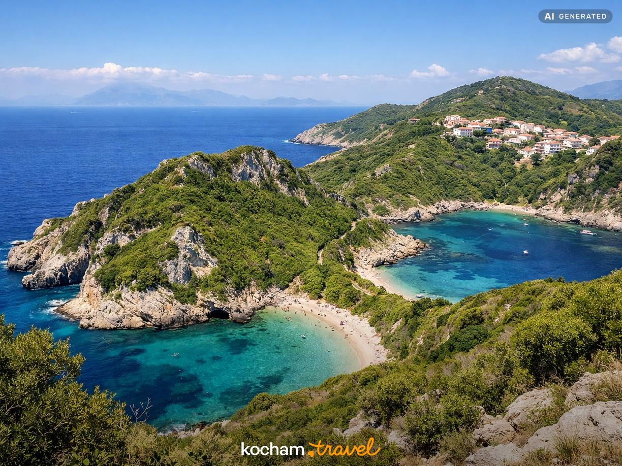 Zjawiskowe Porto Timoni i urokliwe Afionas w Korfu