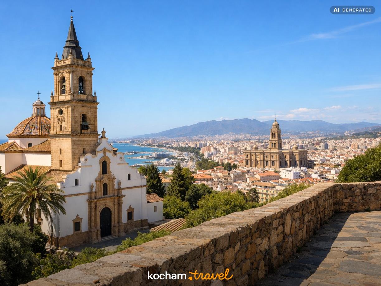 Sanktuarium św. Wiktorii i punkty widokowe w Malaga