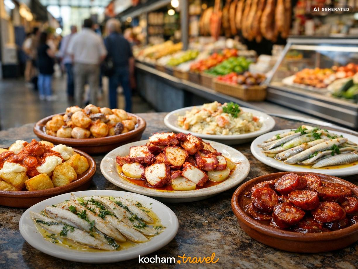 Smaki Andaluzji na Mercado de Atarazanas w Malaga