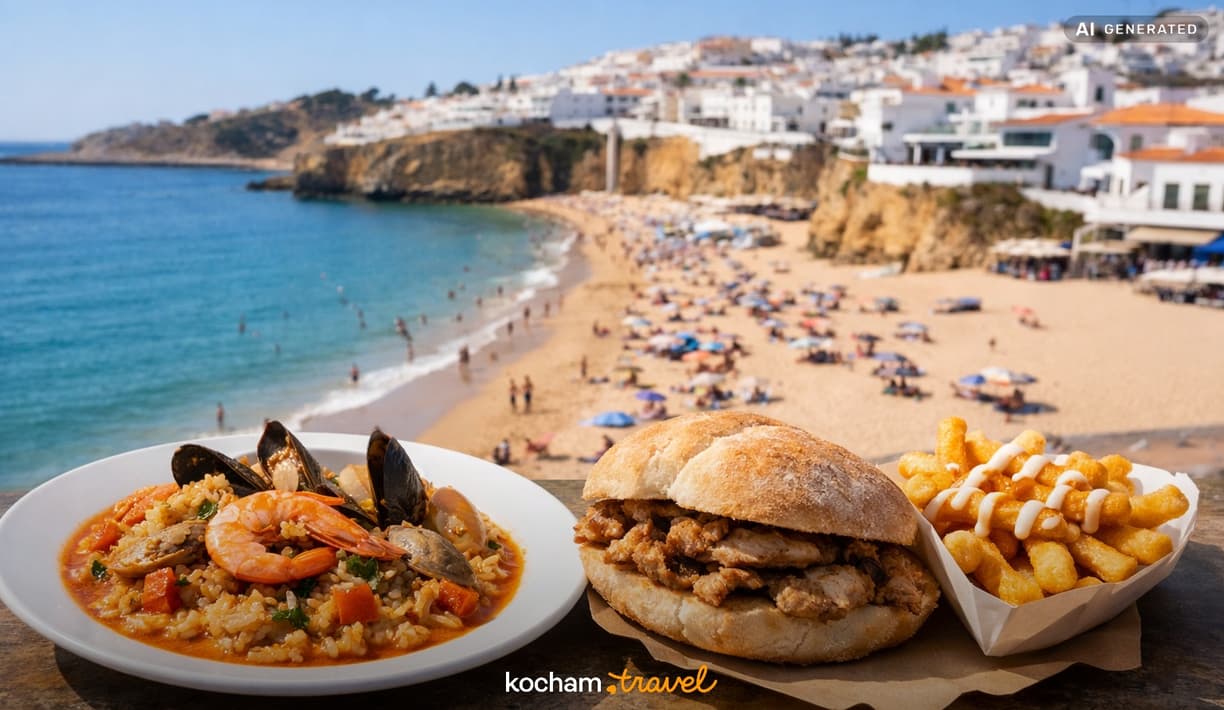 Ilustracja do tematu: Albufeira: gdzie zjeść — lokalne klasyki i street food?