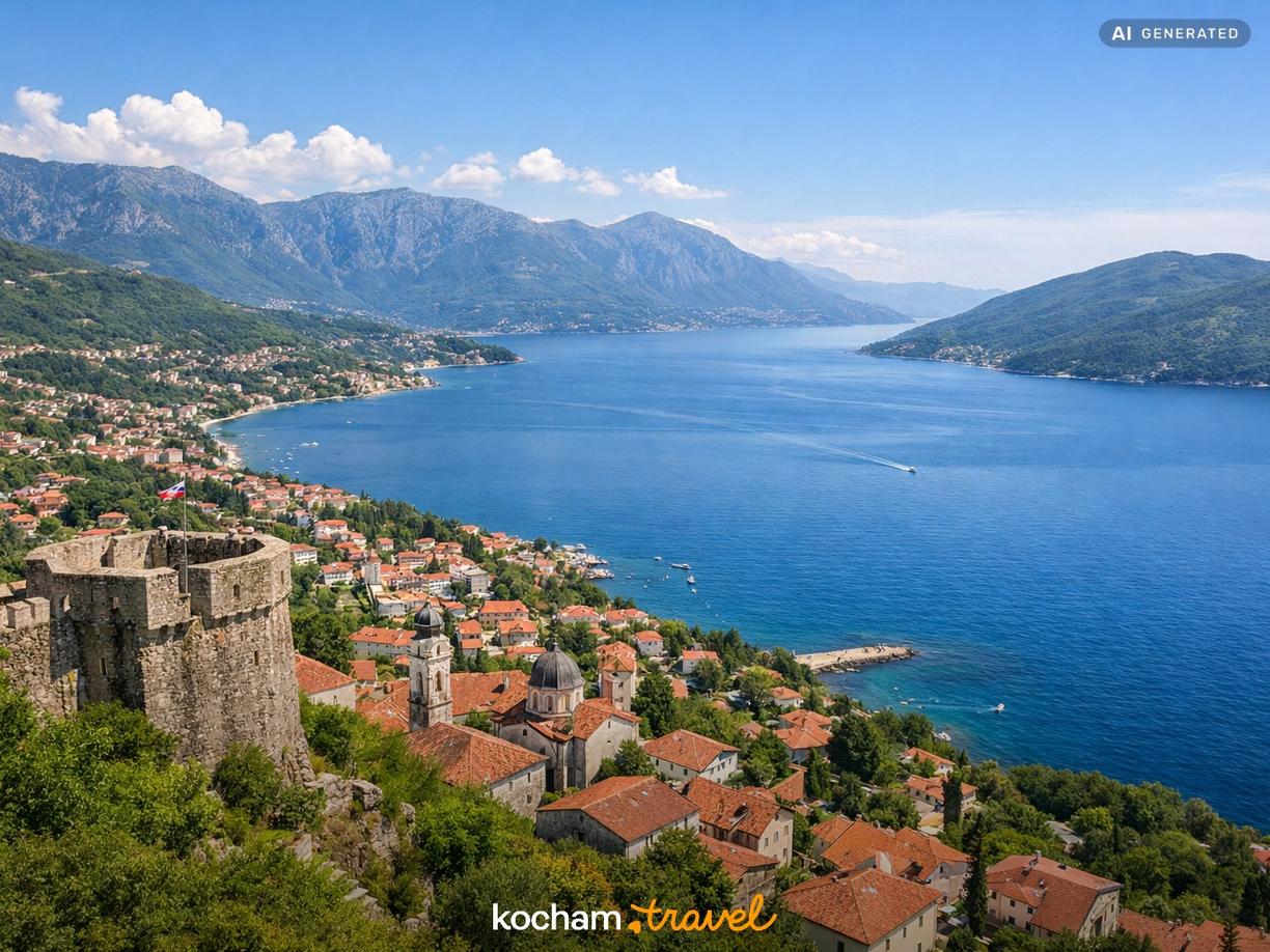 Najpiękniejsze punkty widokowe nad Herceg Novi w Herceg Novi