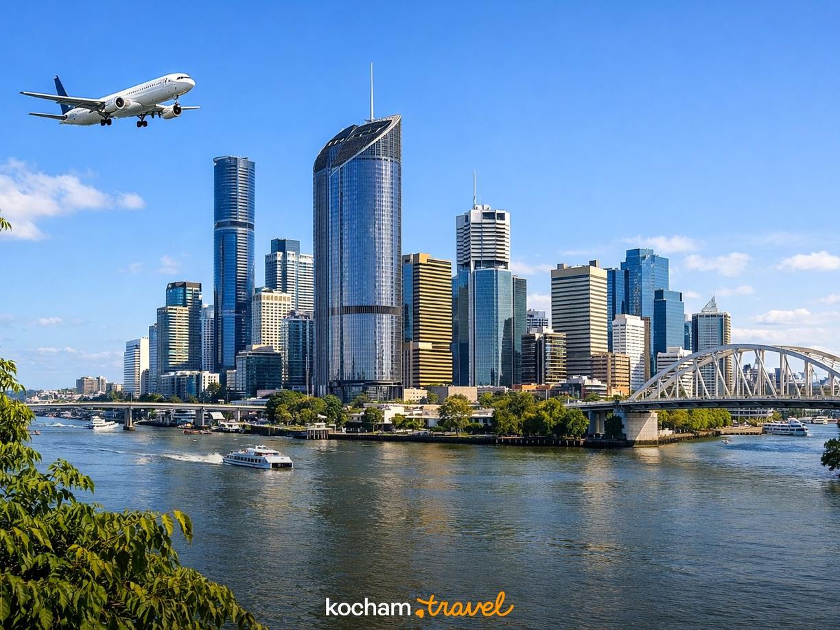 Analiza cen biletów lotniczych z Polski do Brisbane w Brisbane