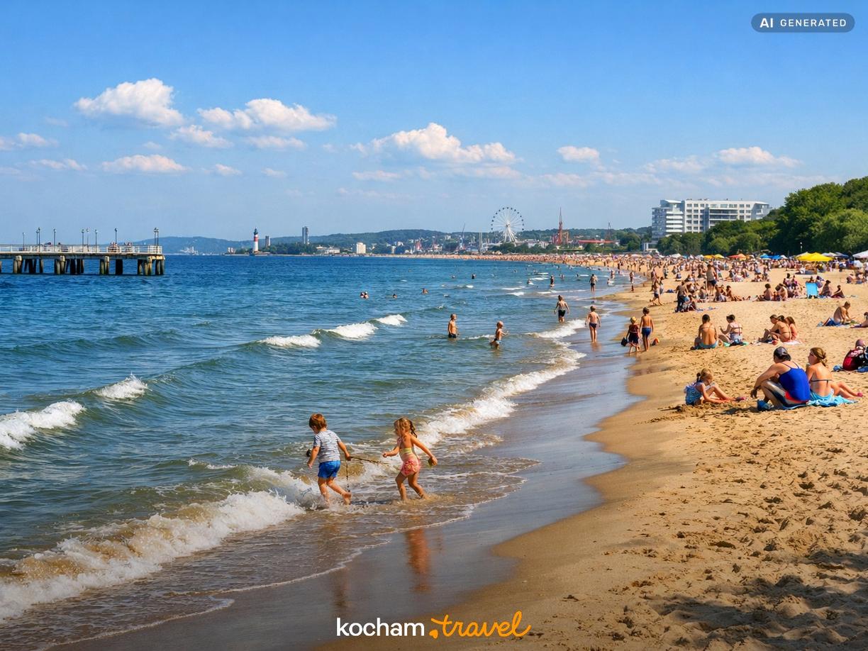 Rodzinny pobyt nad morzem: Brzeźno i Jelitkowo w Gdańsk