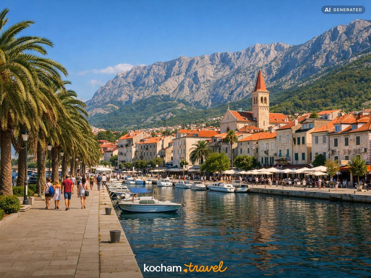 Makarska Riva i Stare Miasto w Makarska