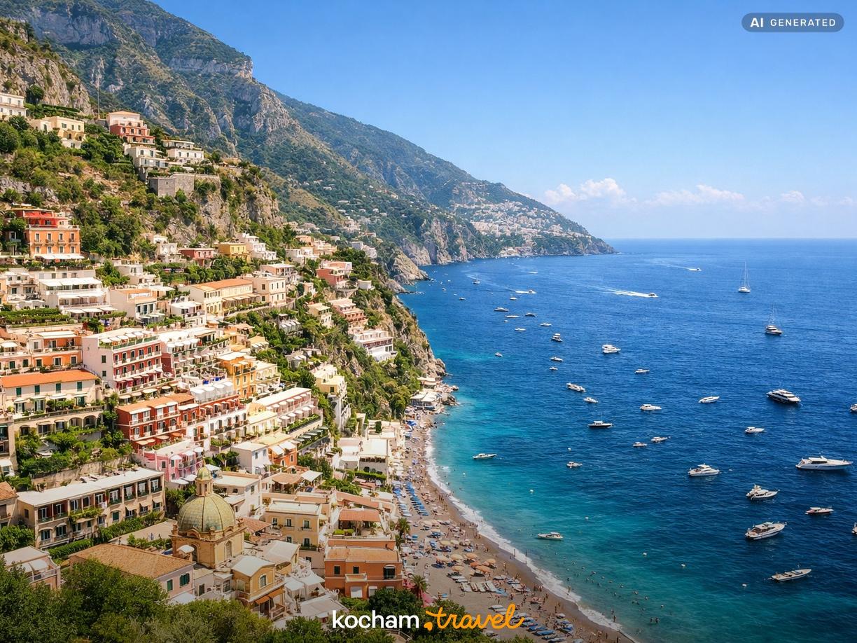 Wybrzeże Amalfi i Kampania – Słońce i historia w Włochy