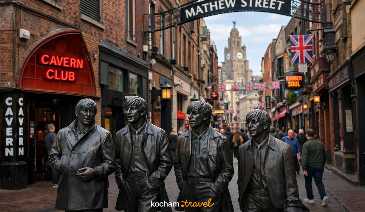 Ilustracja do tematu: City break z Krakowa: Liverpool - muzycznym szlakiem The Beatles po sercu Wielkiej Brytanii