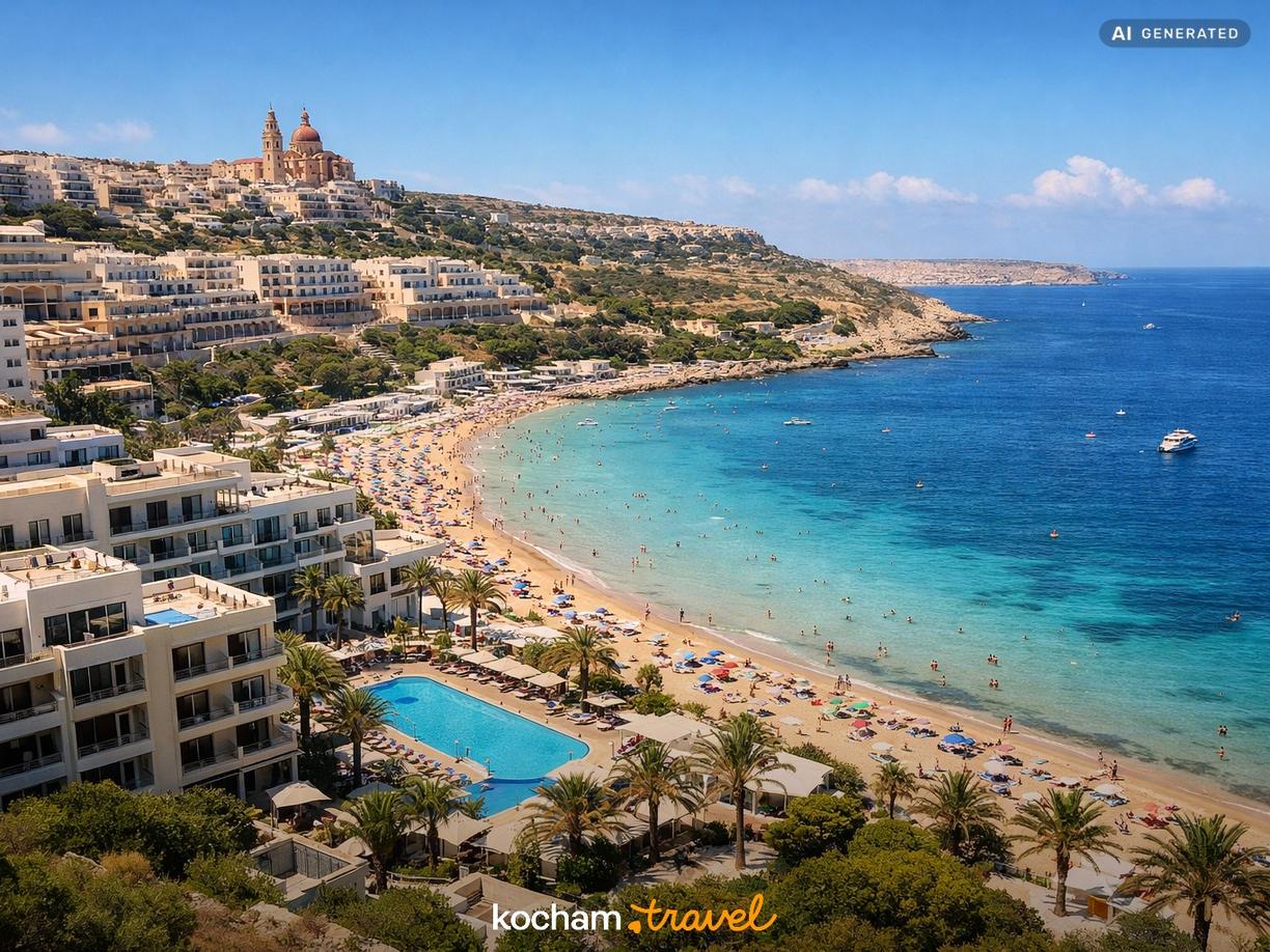 Gdzie się zatrzymać? Hotele i noclegi w Mellieħa w Mellieħa