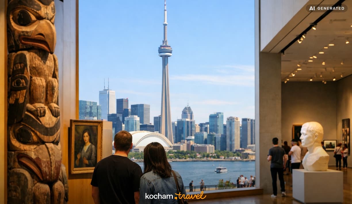 Ilustracja do tematu: Gotowy pomysł na urlop w Kanadzie i zwiedzanie Toronto szlakiem fascynujących muzeów oraz galerii sztuki