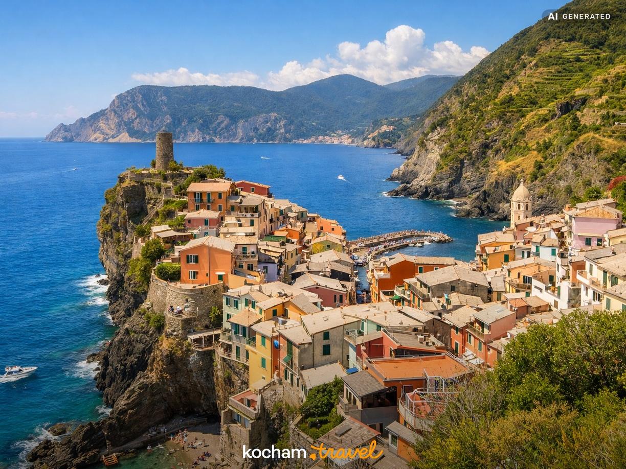 Dzień 6: Wybrzeże Liguryjskie i Cinque Terre w Włochy