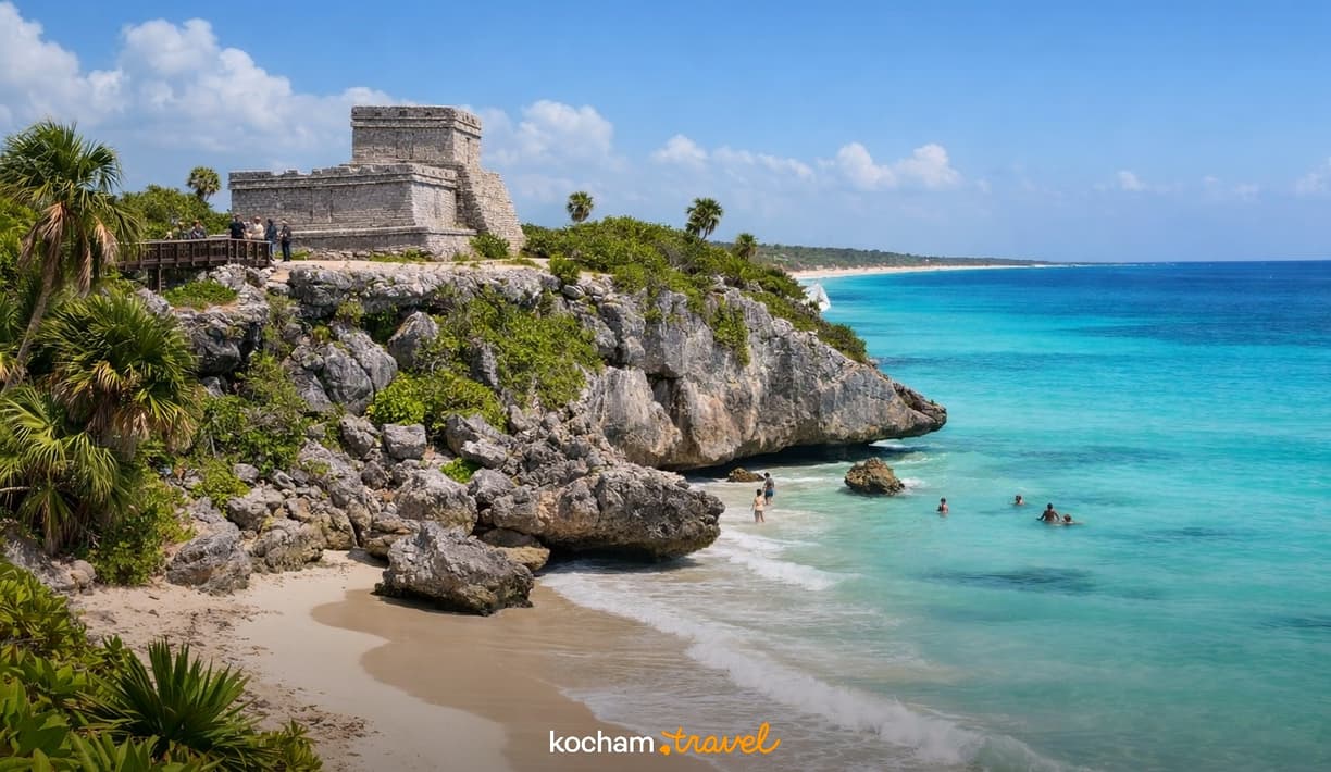 Ilustracja do tematu: Meksyk. Jak samemu zorganizować wyjazd do Tulum? Praktyczny plan krok po kroku.