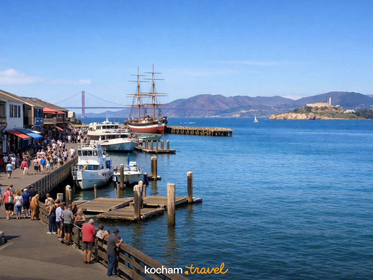 Fisherman's Wharf: Kulinarnym szlakiem nad oceanem w San Francisco