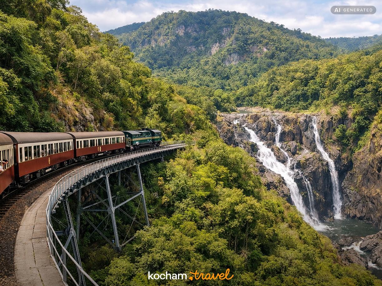 Dlaczego Kuranda Scenic Railway to punkt obowiązkowy w Cairns? w Cairns