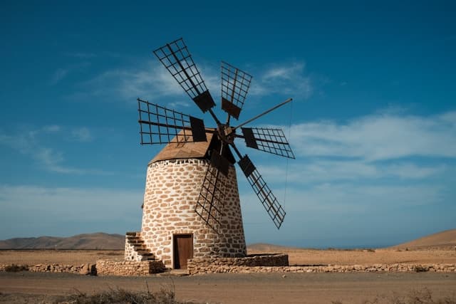 Zachód słońca w El Cotillo