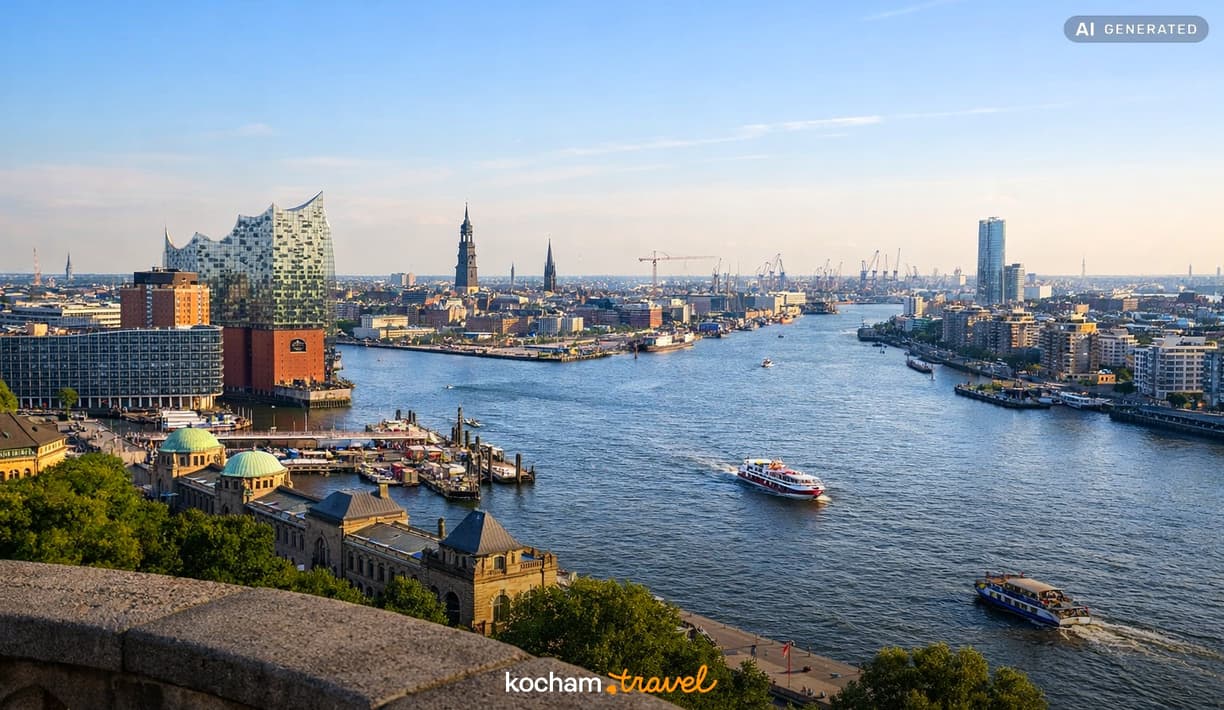 Ilustracja do tematu: Hamburg: najlepsze punkty widokowe i zdjęcia?