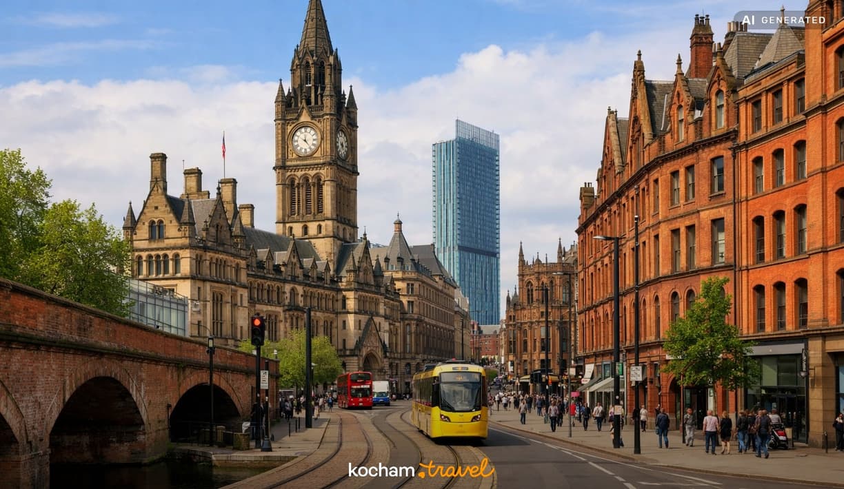 Ilustracja do tematu: Gotowy plan zwiedzania: Manchester, Wielka Brytania - 3 dni