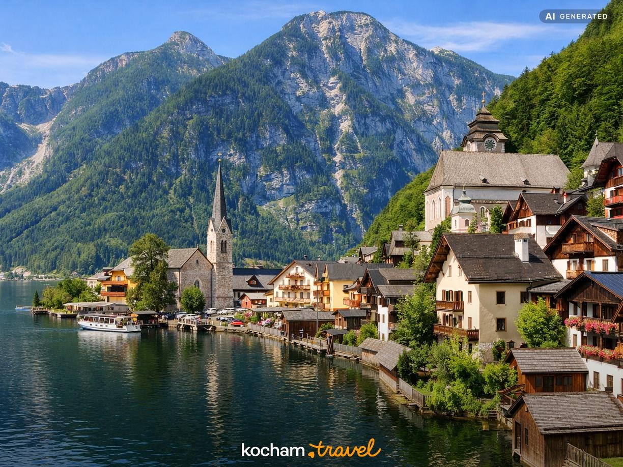 Baza wypadowa i magia Hallstatt w Austria