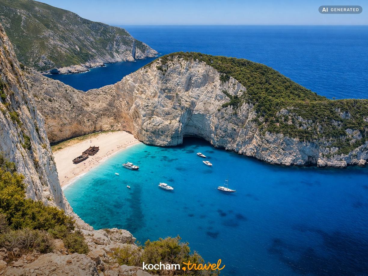 Dzień 1: Północ wyspy i ikoniczna Zatoka Wraku w Zakynthos