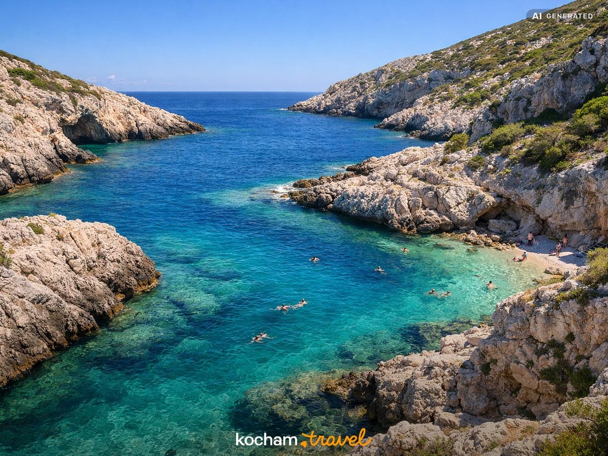 Dzień 2: Skaliste wybrzeże i dzikie plaże południa w Zakynthos